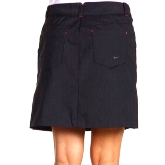 Nike Tour Performance Dri-Fit Gray and black striped Golf skort size 2 - Picture 2 of 16